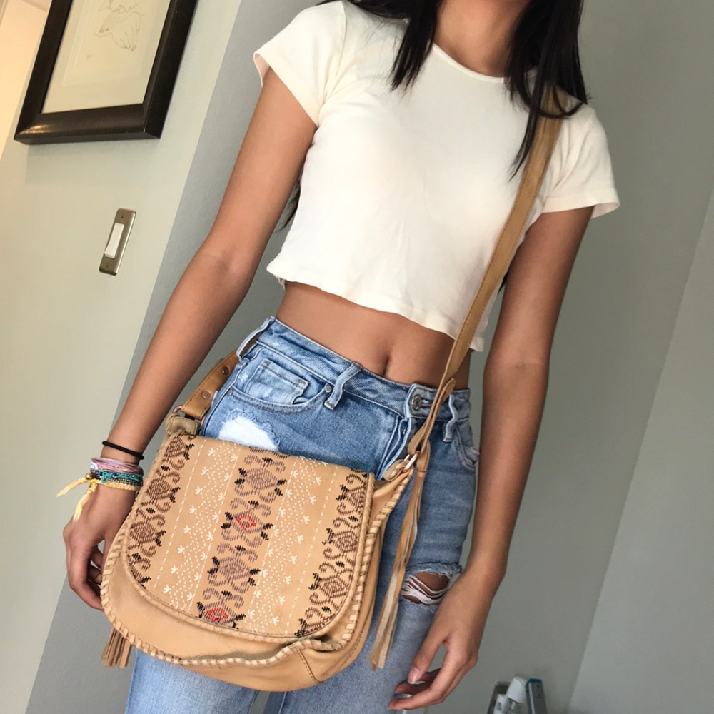 RARE VINTAGE Joie leather crossbody bag